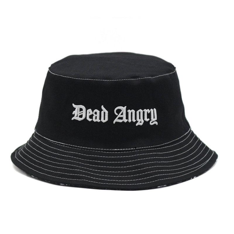 REVERSIBLE EMBROIDERED BUCKET HAT - WAS £20