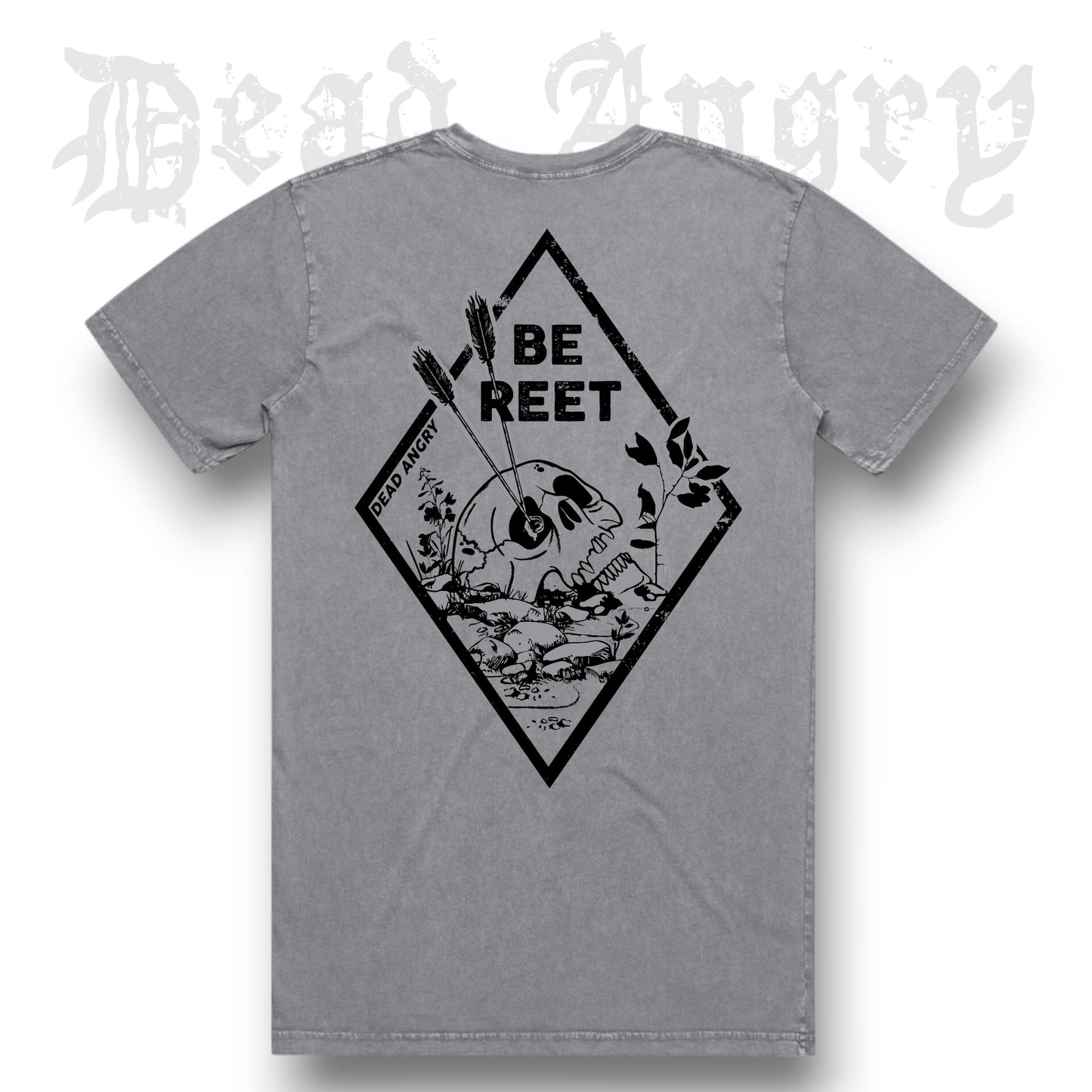'Be Reet' Stonewash Tee