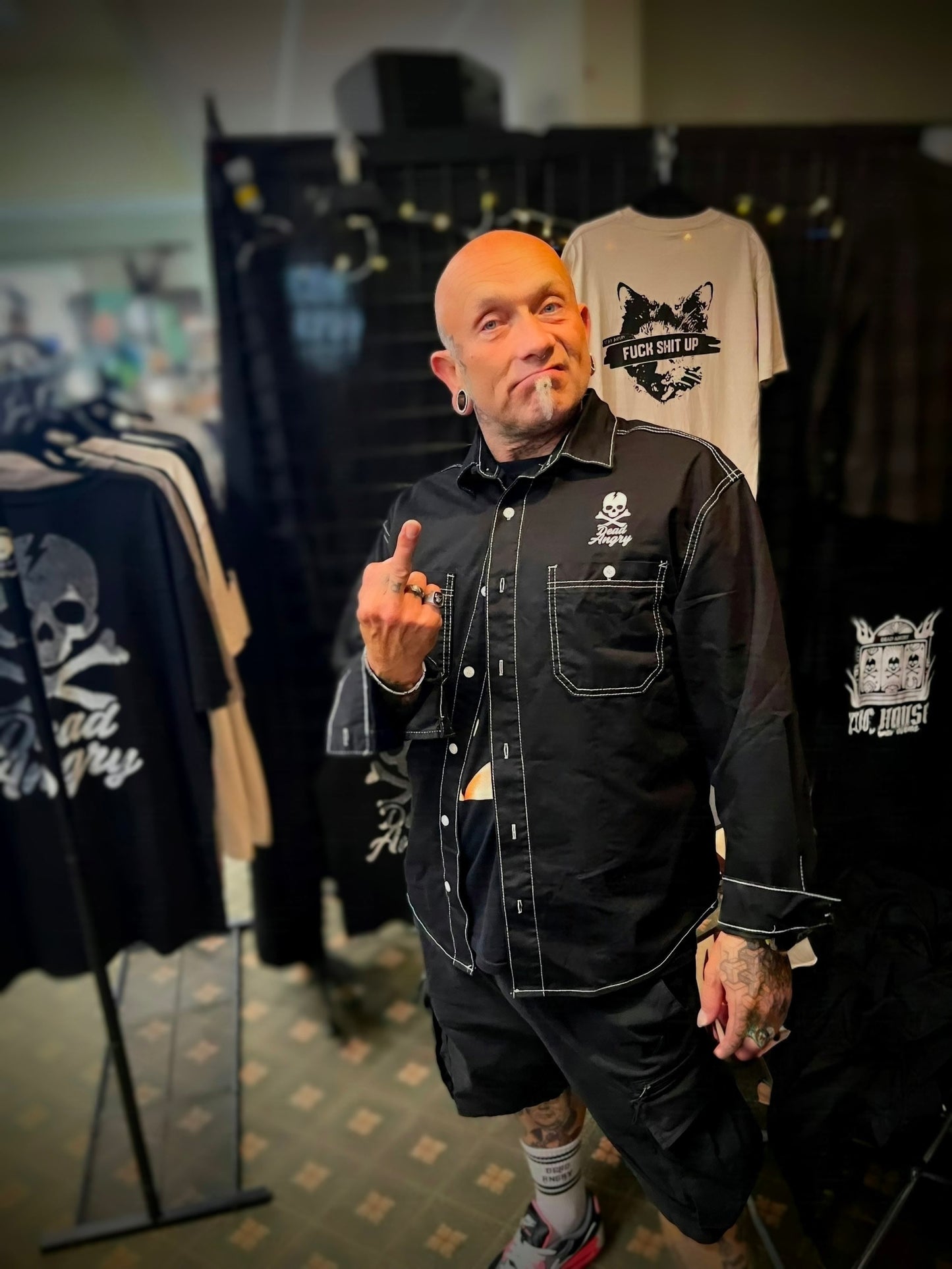 Contrast Skater Shirt