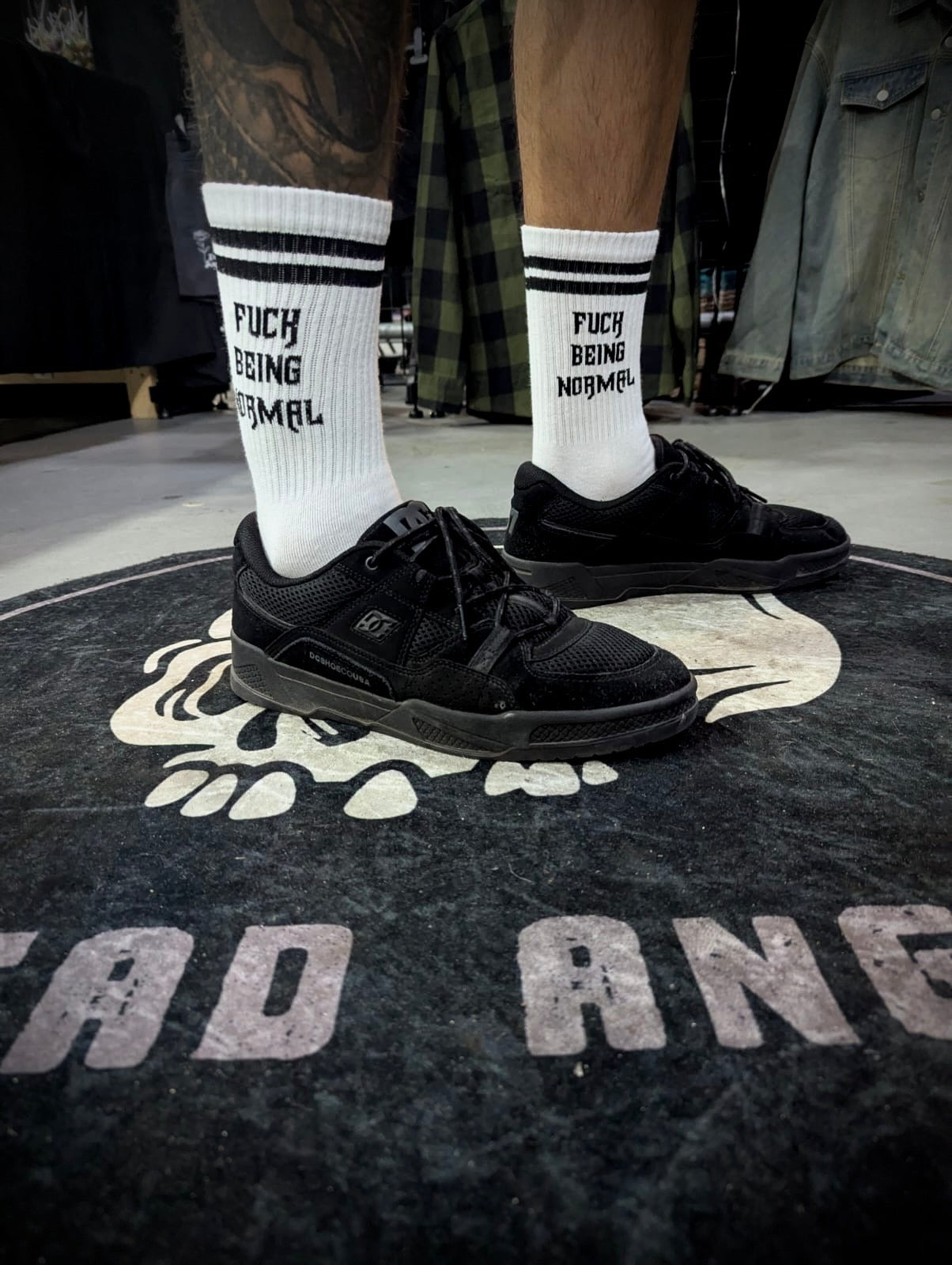 FUCK BEING NORMAL CREW SOCKS