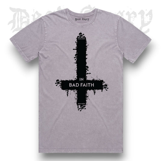 BAD FAITH STONE WASH TEE