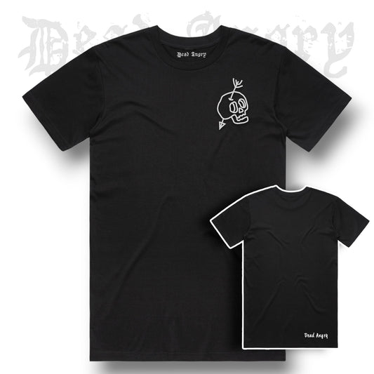 EMBROIDERED DERP SKULL TEE - WAS £25