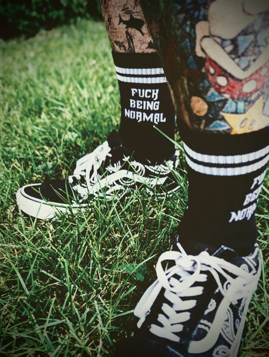 FUCK BEING NORMAL CREW SOCKS