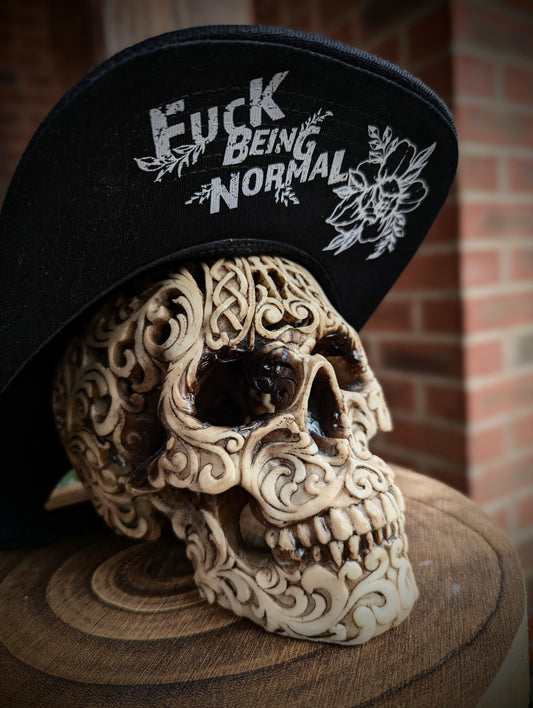 FUCK BEING NORMAL SNAPBACK