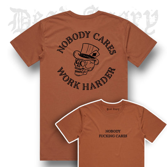 NOBODY CARES GRAPHIC TEE