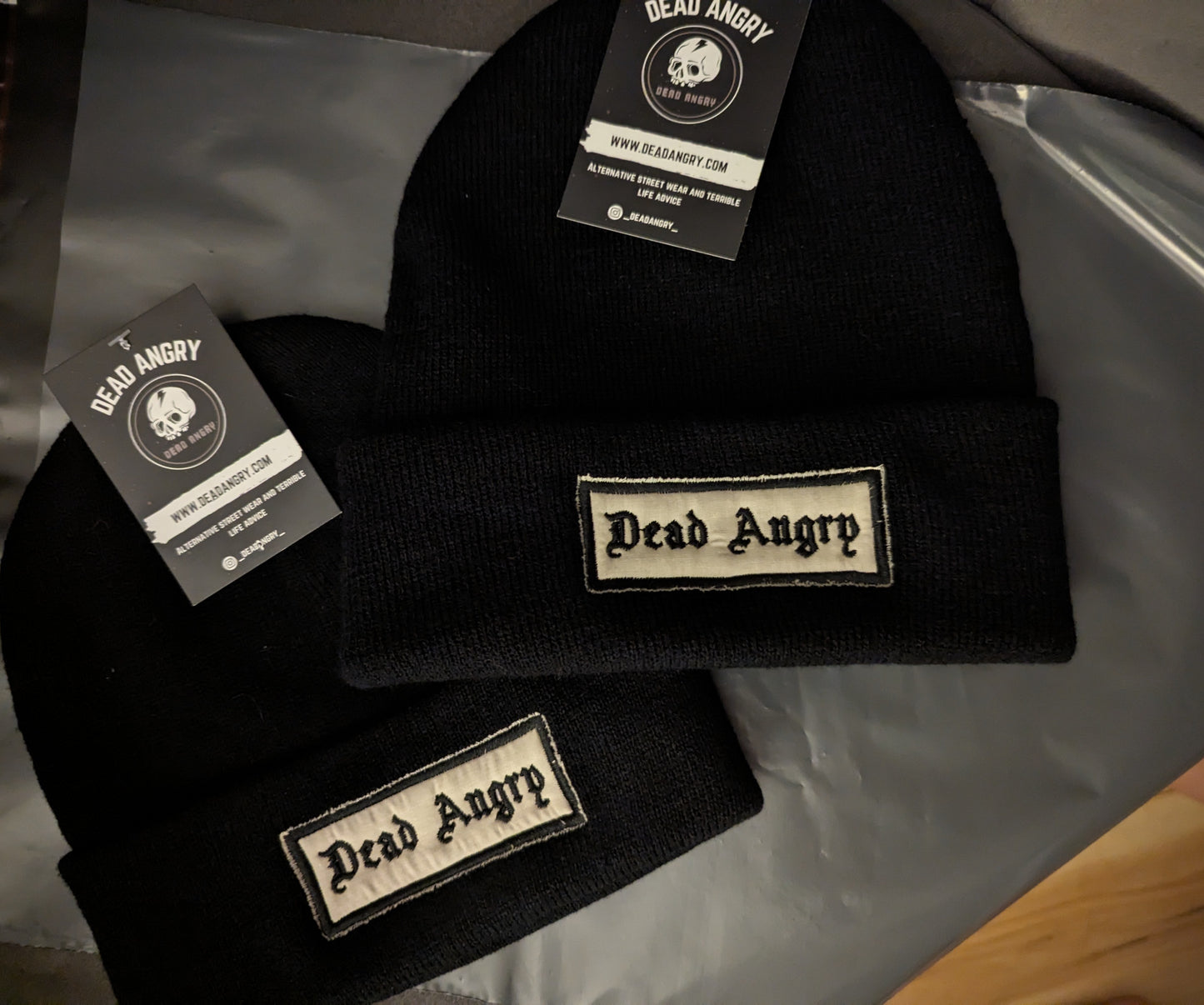 DEAD ANGRY PATCH BEANIE