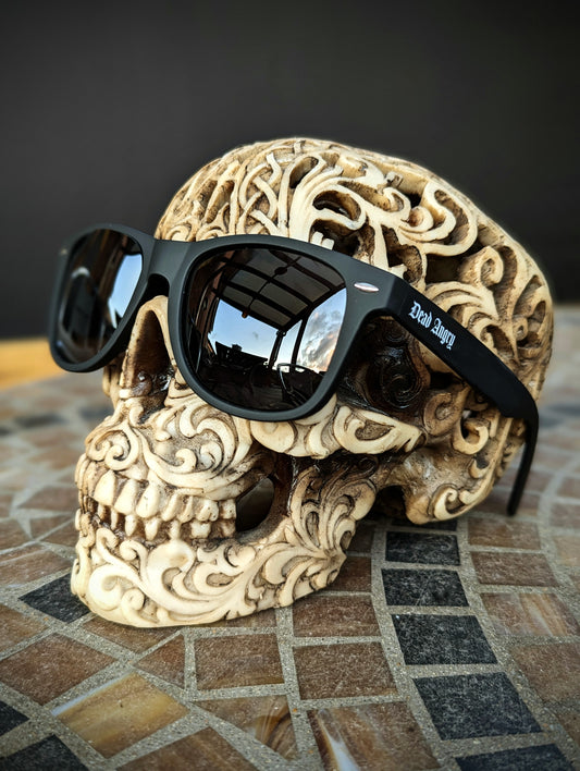 BLACK DEAD ANGRY SUNGLASSES